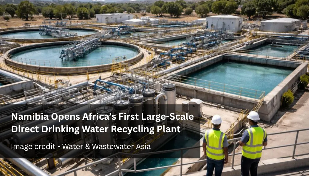 Namibia Opens Africa’s First Large-Scale Direct Drinking Water Recycling Plant